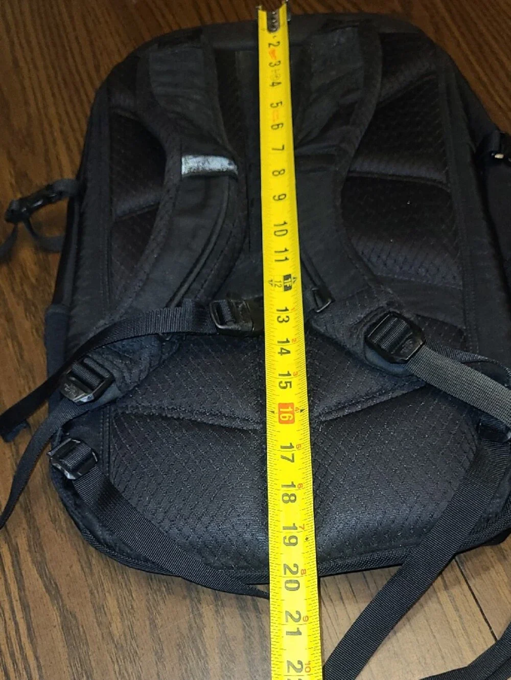 The North Face Black Solid State Backpack With Rose Gold Logo